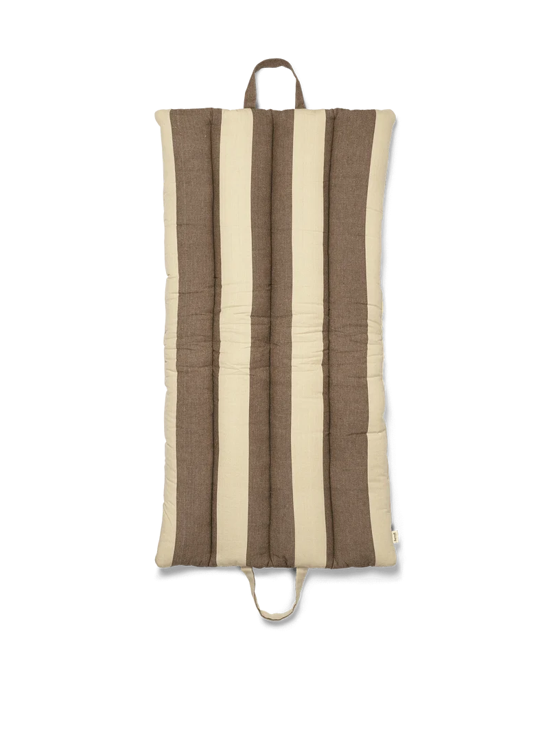 Strand Folding Mat - Carob Brown/Parchment