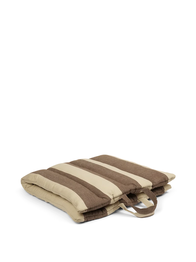 Strand Folding Mat - Carob Brown/Parchment