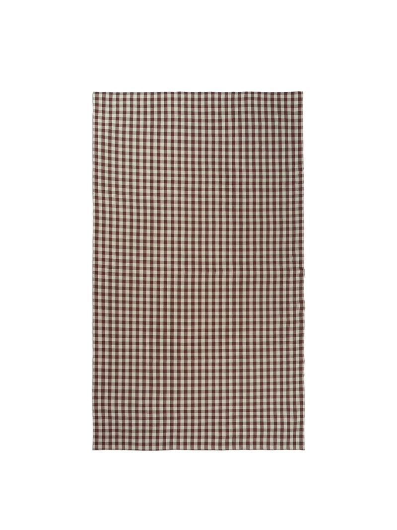 Bothy Check Tablecloth - Cinnamon/Grey Green