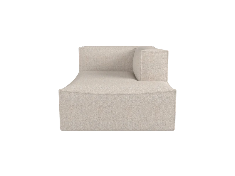 Catena Sofa Chaise Longue Right L601 - Soft Bouclé - Natural