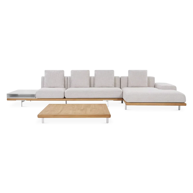 Allure - Outdoor Accoya Modular Sectional Sofa by Talenti