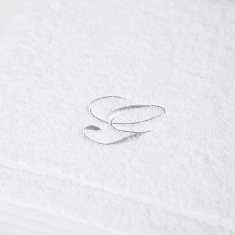 Asciugamano con Ospite ricamata in Cotone 450 gr/mq