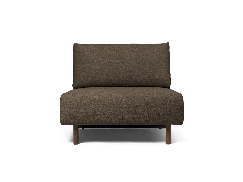 Dase Sofa Center - Soft Bouclé - Dark Brown