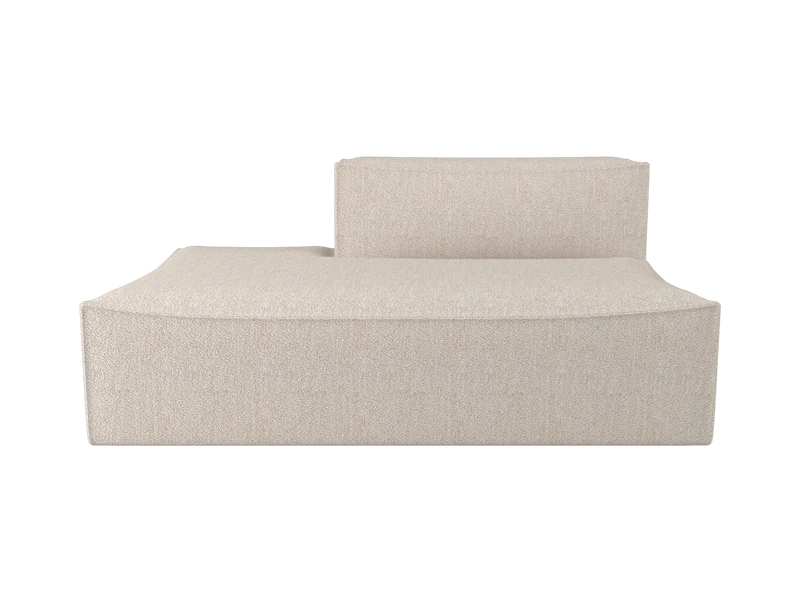 Catena Sofa Open End Left L300 - Soft Bouclé - Natural