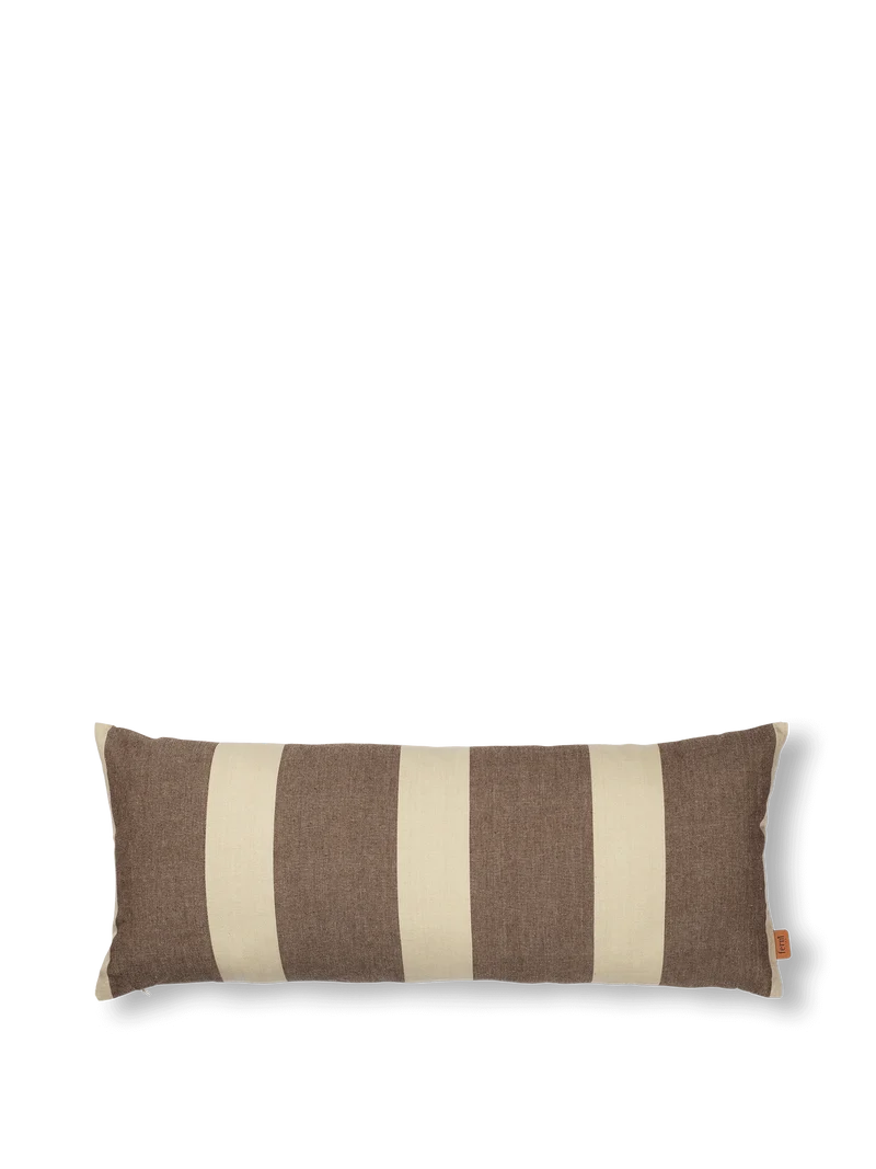 Strand Cushion - Carob Brown/Parchment