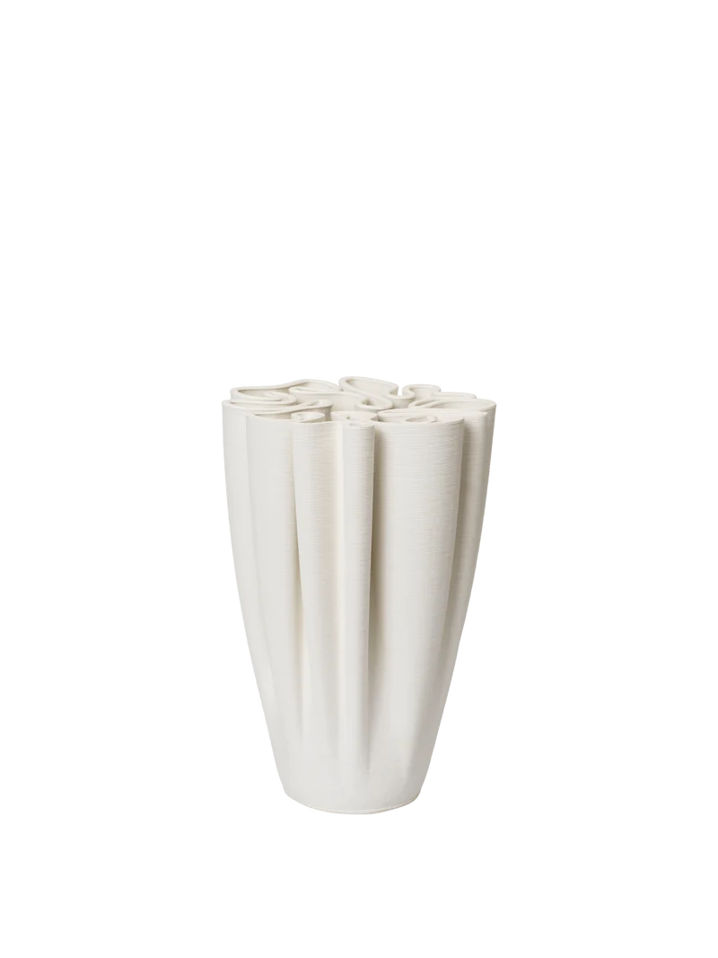 Dedali Vase - Large - Off-White