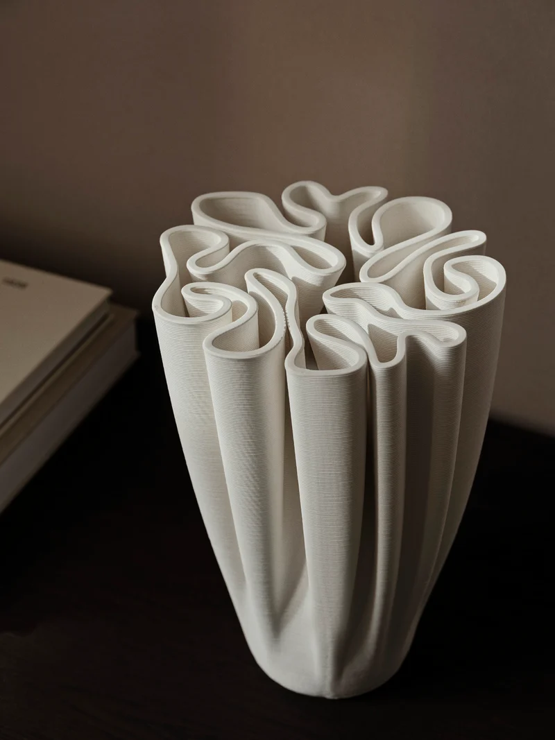 Dedali Vase - Large - Off-White