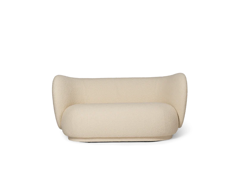 Rico Sofa 2-seater - Nordic Bouclé - Off-White