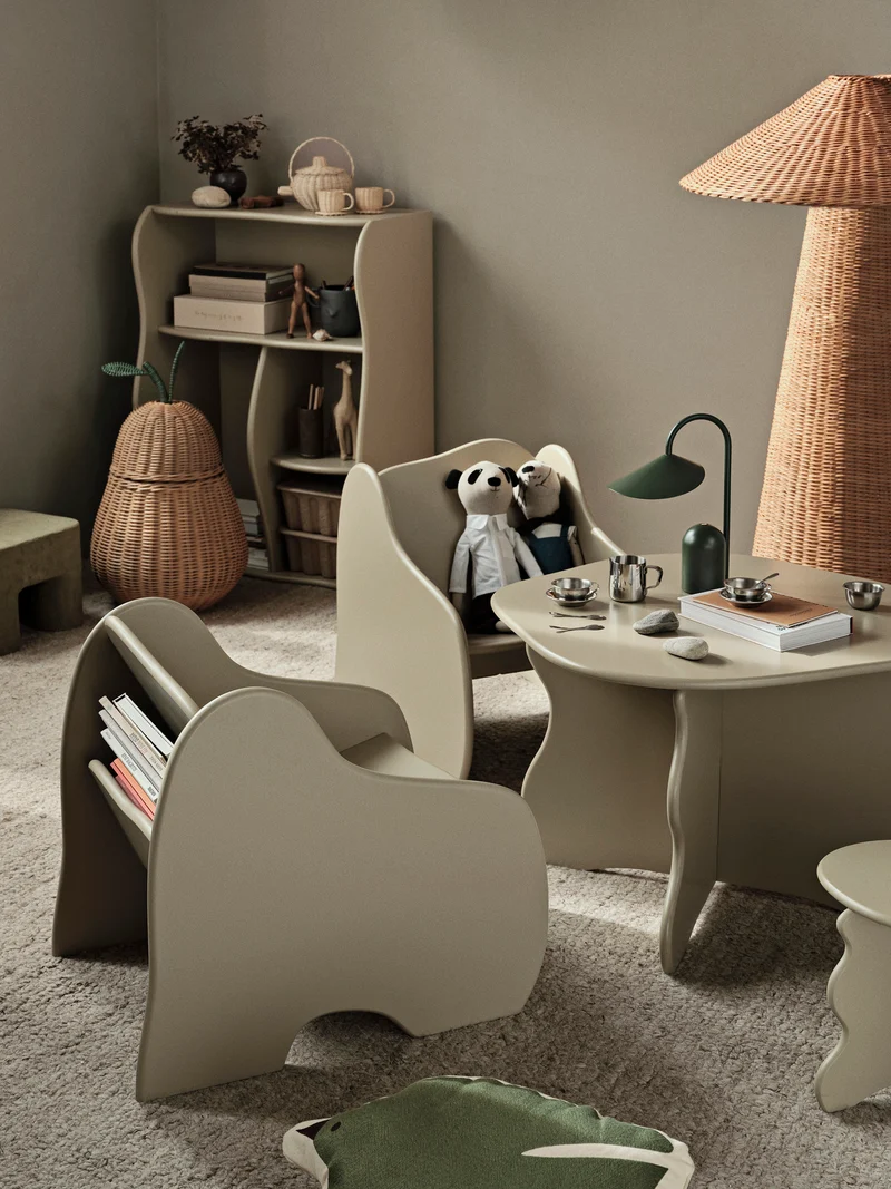 Slope Lounge Chair - Cashmere