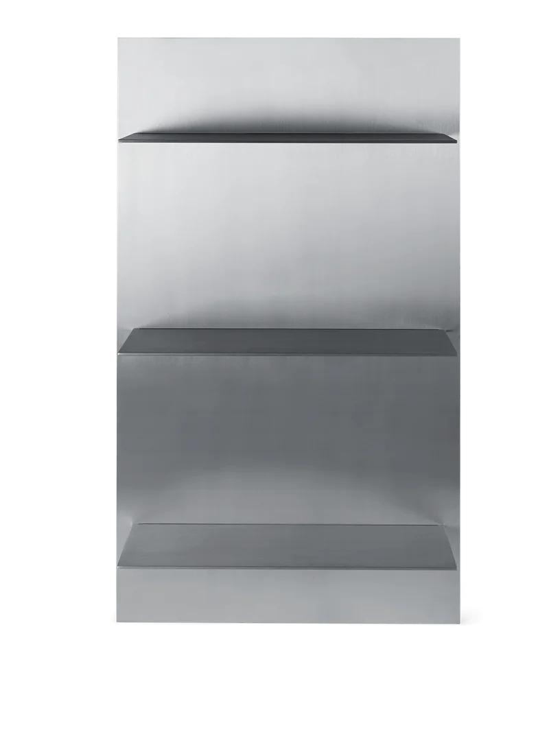 Lager Wall Shelf - Triple - Large - Aluminium