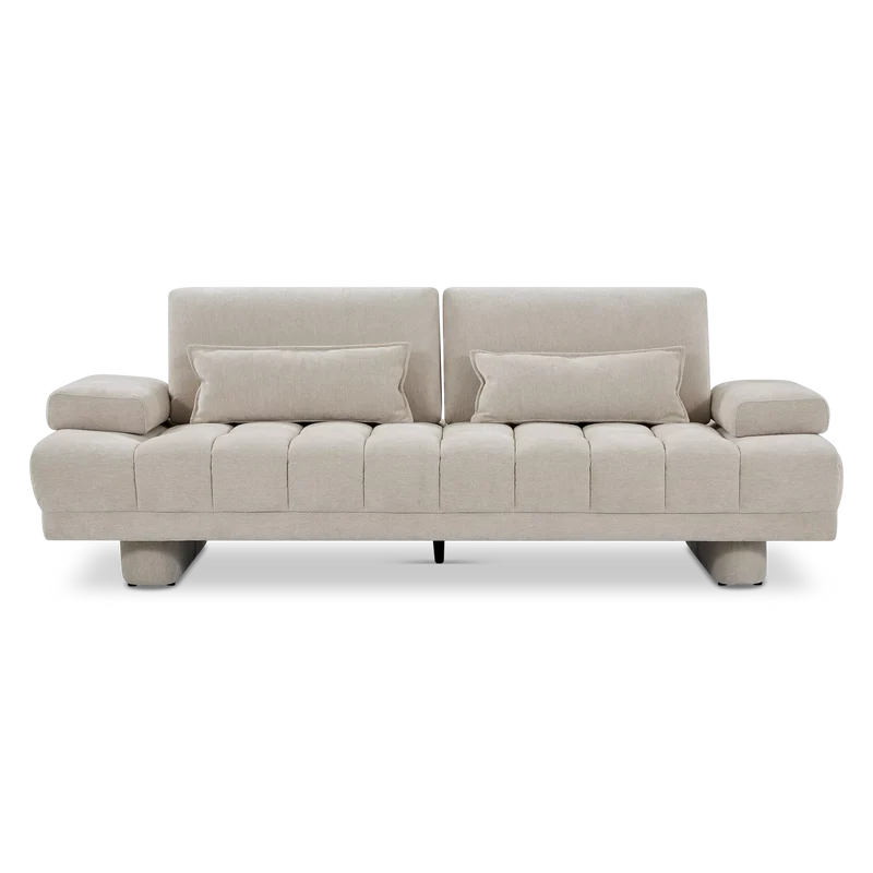 Cate - 2.5-Seater Fabric-Upholstered Sofa