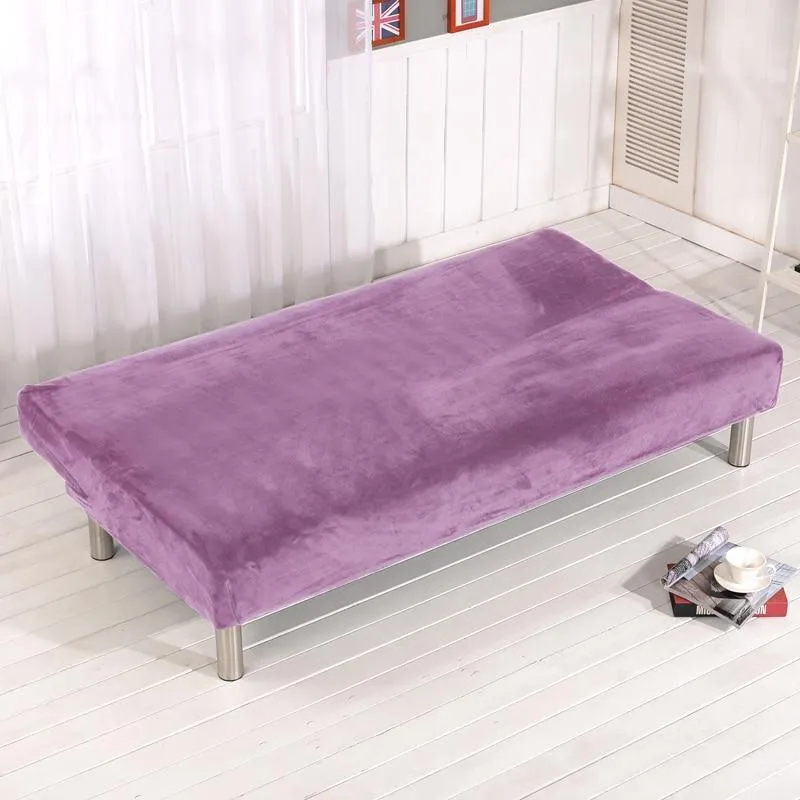 Housse de Canapé Clic Clac et Bz Velours Mauve