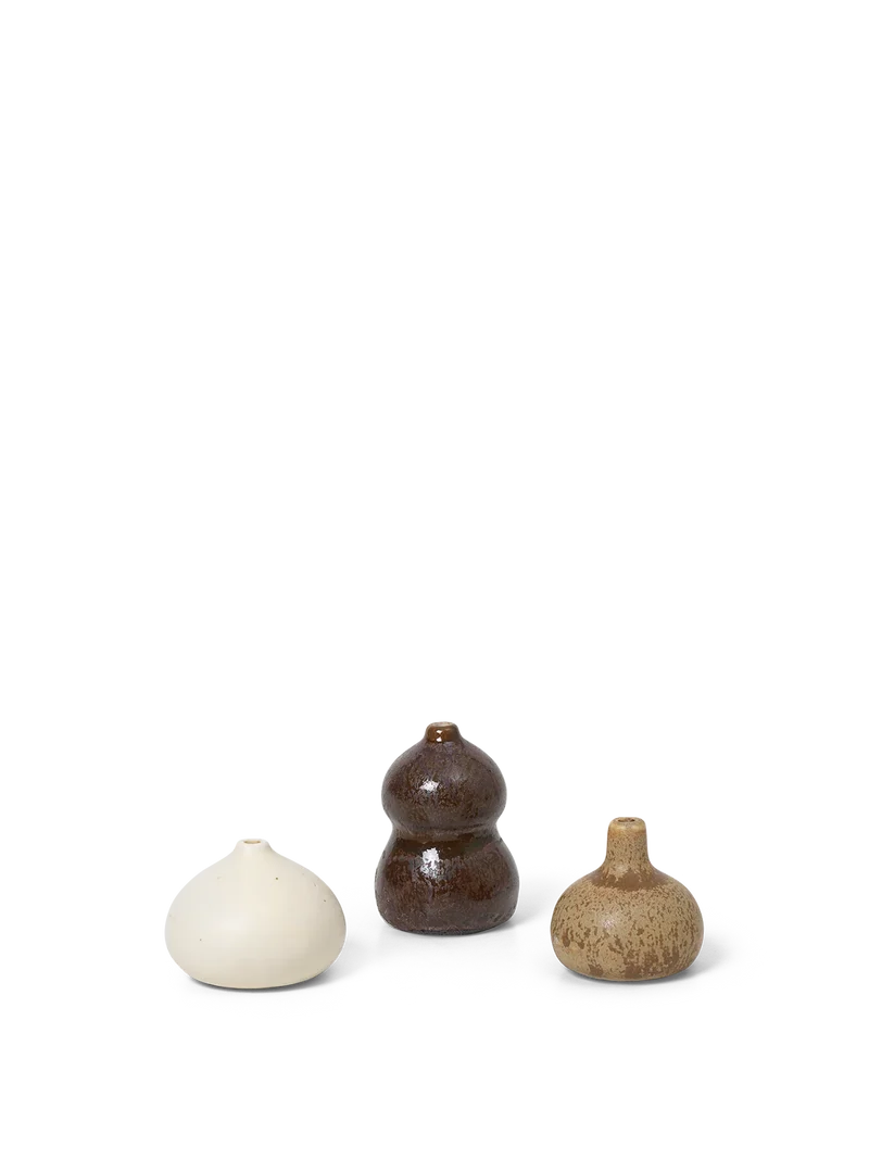 Komo Mini Vases - Set of 3 - Multi