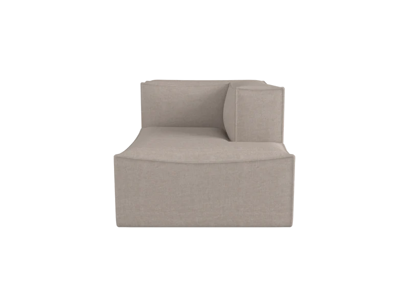 Catena Sofa Chaise Longue Right S601 - Cotton Linen - Natural