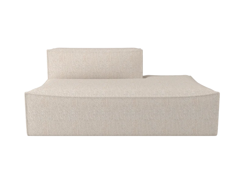 Catena Sofa Open End Right L301 - Soft Bouclé - Natural