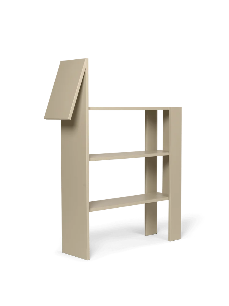 Horse Bookcase - Cashmere