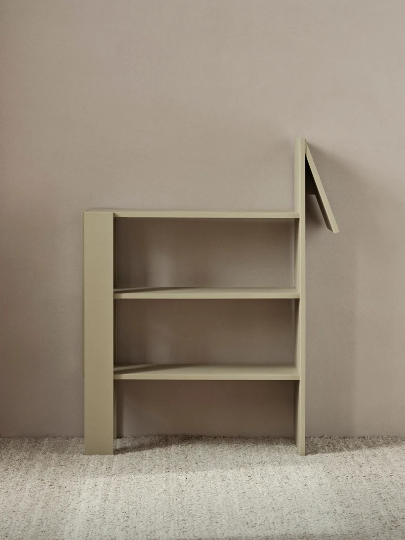 Horse Bookcase - Cashmere