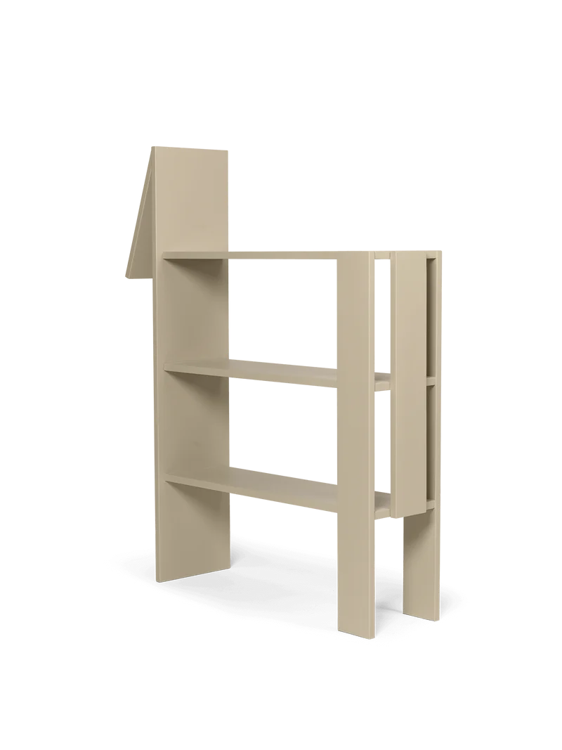 Horse Bookcase - Cashmere