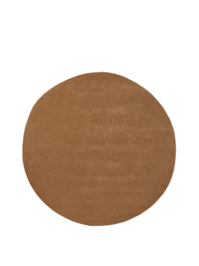Stille Tufted Rug - Round - Toffee