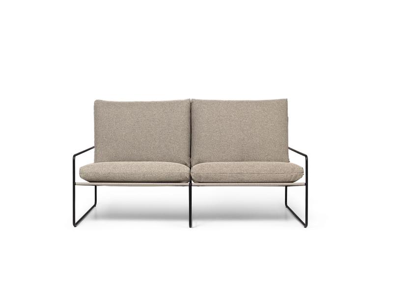 Desert 2-seater - Black - Dolce - Dark Sand