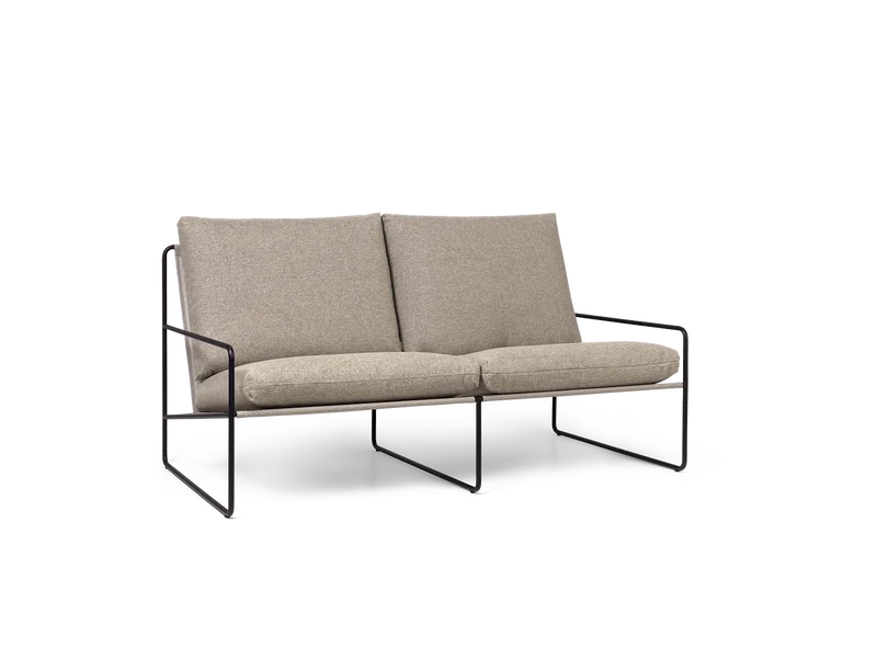 Desert 2-seater - Black - Dolce - Dark Sand