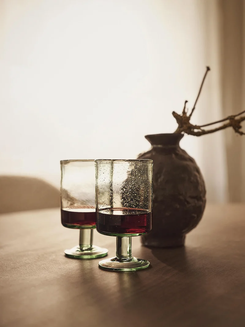 Oli Wine Glass - Recycled Clear