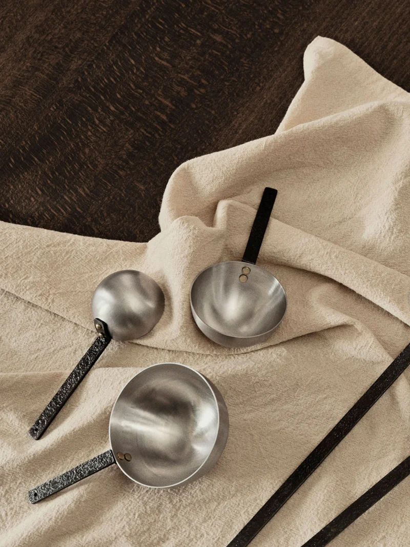 Obra Measuring Spoons - Set of 3 - Stainless Steel