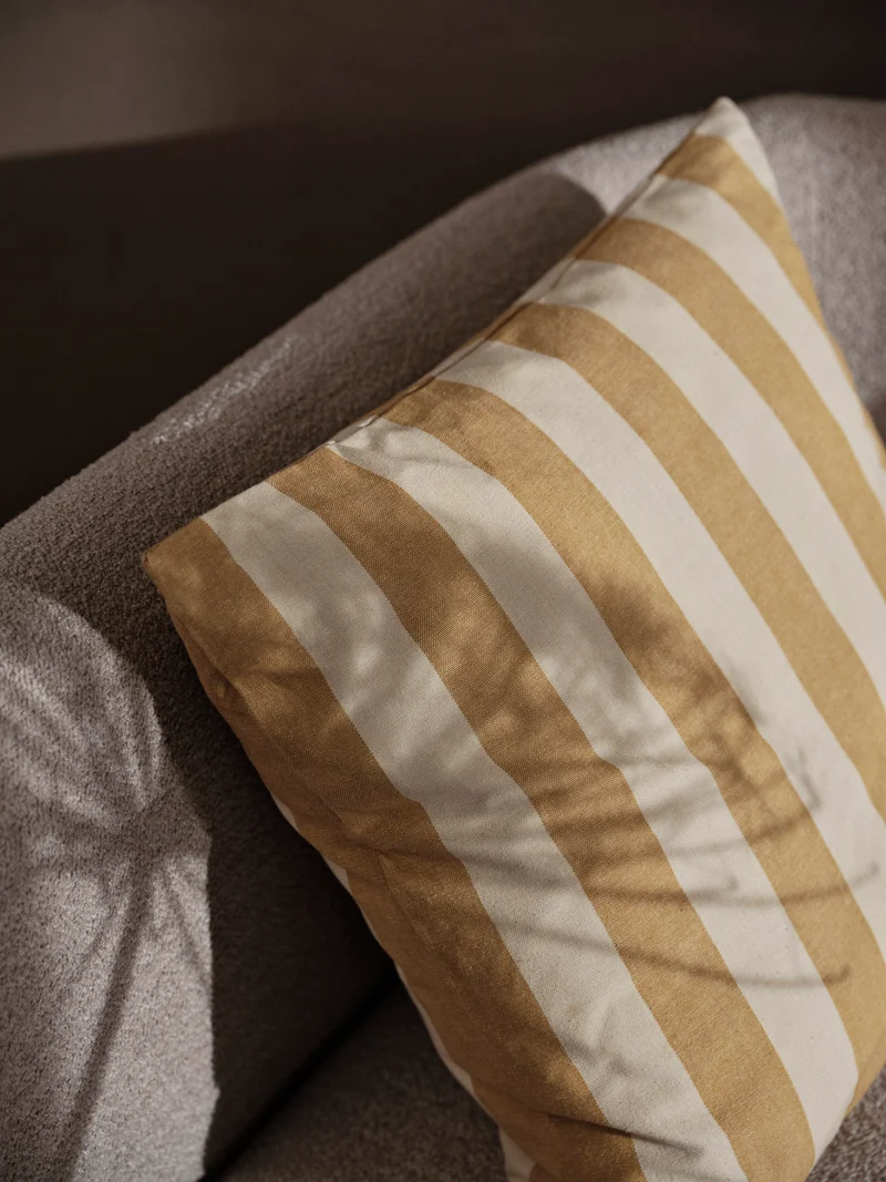 Strand Outdoor Cushion - Warm Yellow/Parchment