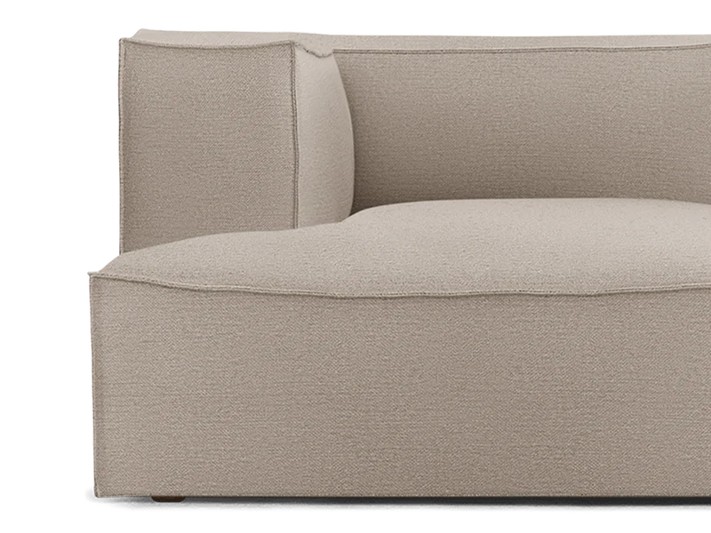 Catena Sofa Chaise Longue Left L600 - Cotton Linen - Natural