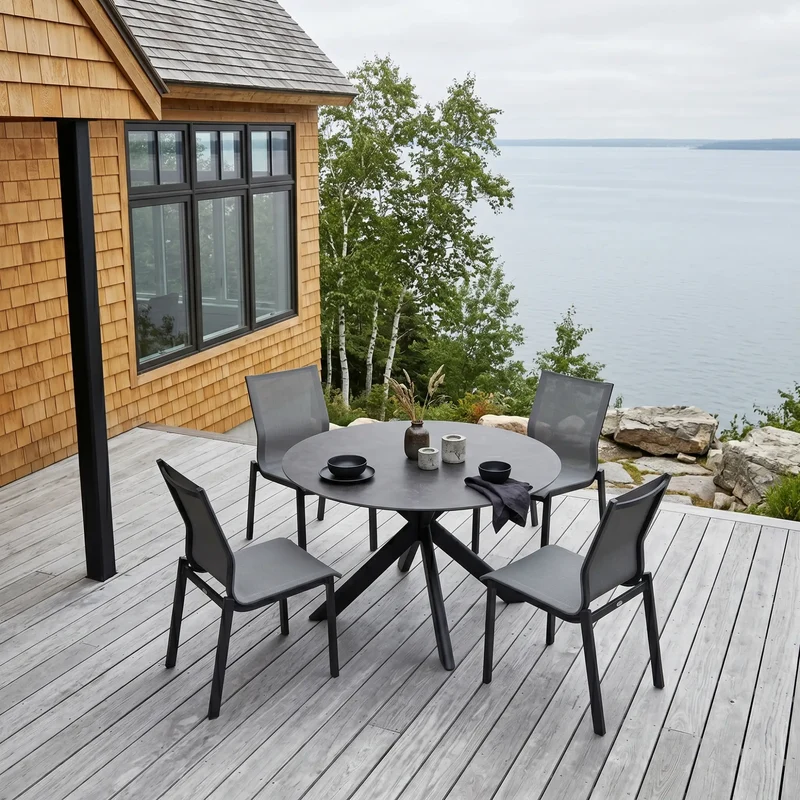 New Wave - Outdoor Aluminium Chair Without Arms