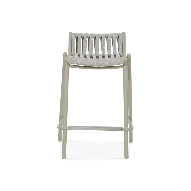 Réglisse - Outdoor Rope Counter Height Stool