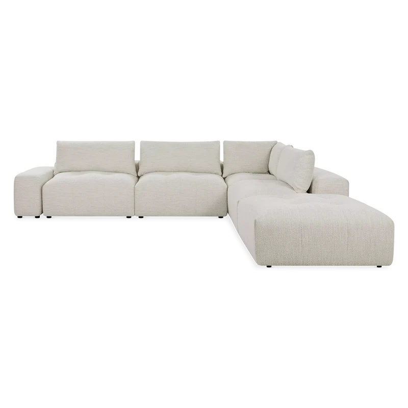 Solene - Fabric-Upholstered Sectional Sofa