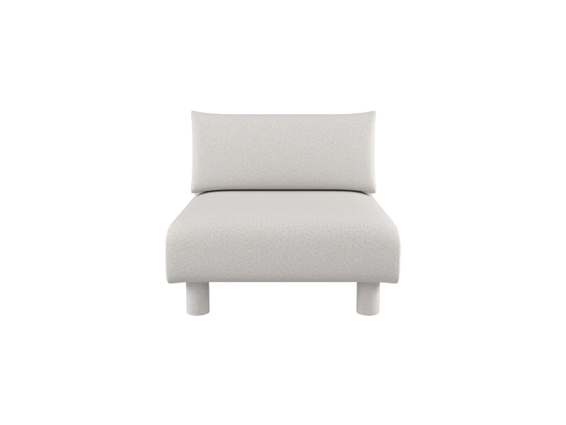 Dase Sofa Center - Soft Bouclé - Off-white/Sand