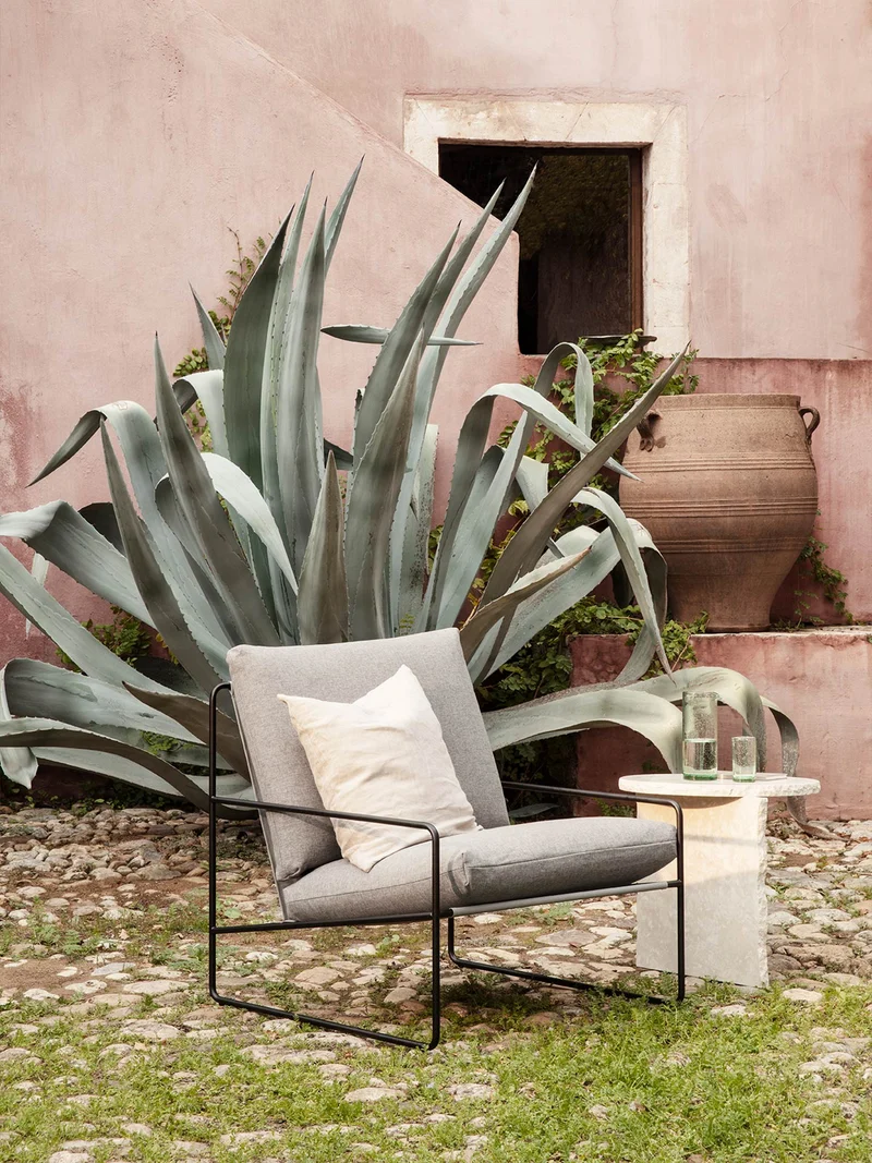 Desert 1-seater - Black - Dolce - Dark Sand