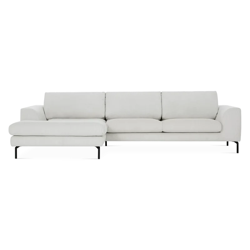 Jazz - Velvet-Upholstered Sectional Sofa by Furninova