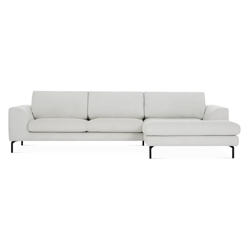 Jazz - Velvet-Upholstered Sectional Sofa by Furninova
