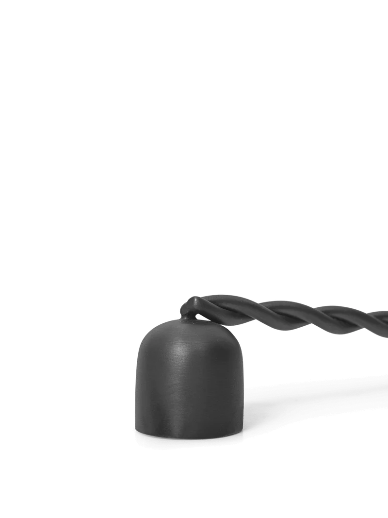 Twist Candle Snuffer - Black Brass