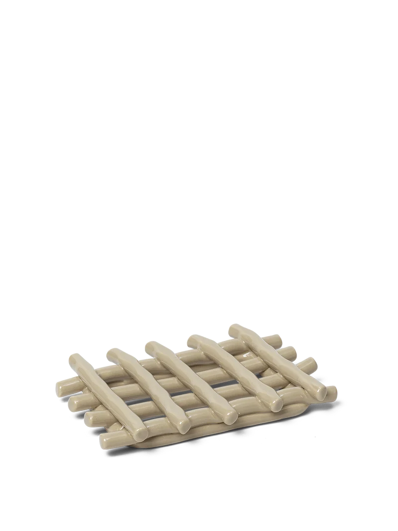 Ceramic Soap Tray - Cashmere