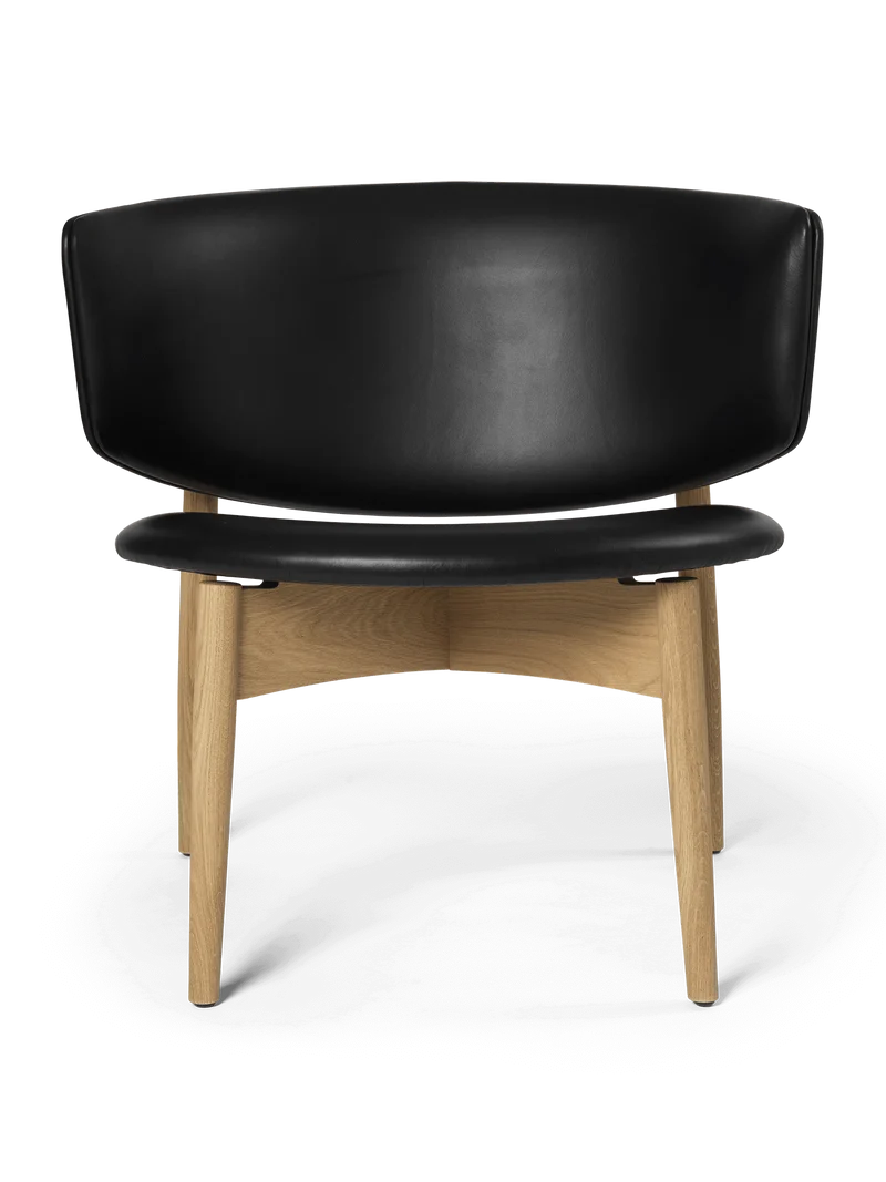Herman Lounge Chair - Wood - Envy Leather - Oak/Black