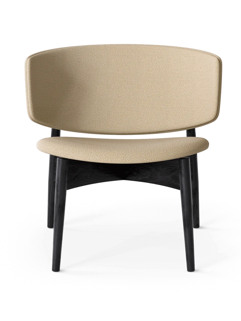 Herman Lounge Chair - Wood - Hallingdal - Black/Beige
