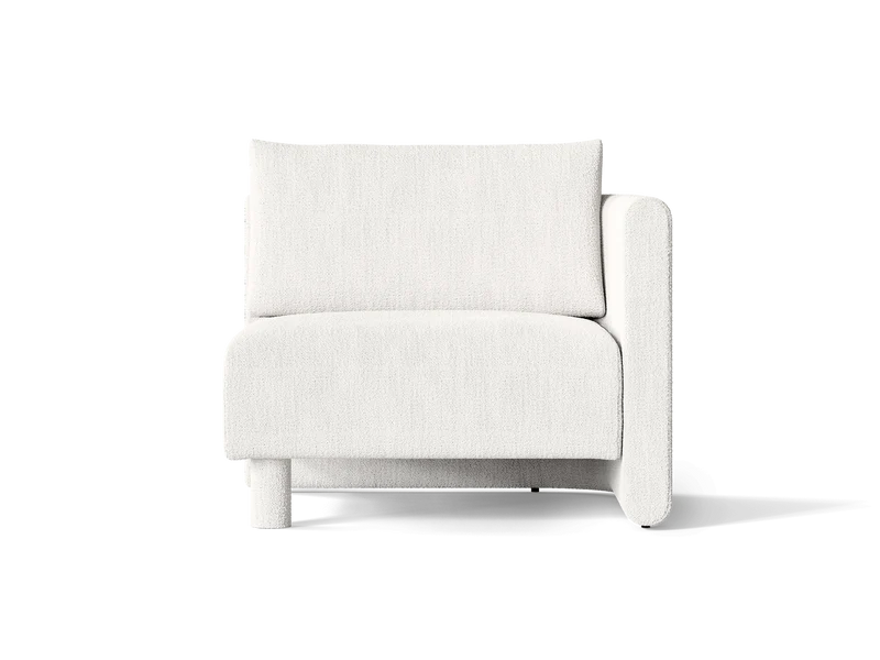 Dase Sofa Armrest Right - Bouclé - Off-white
