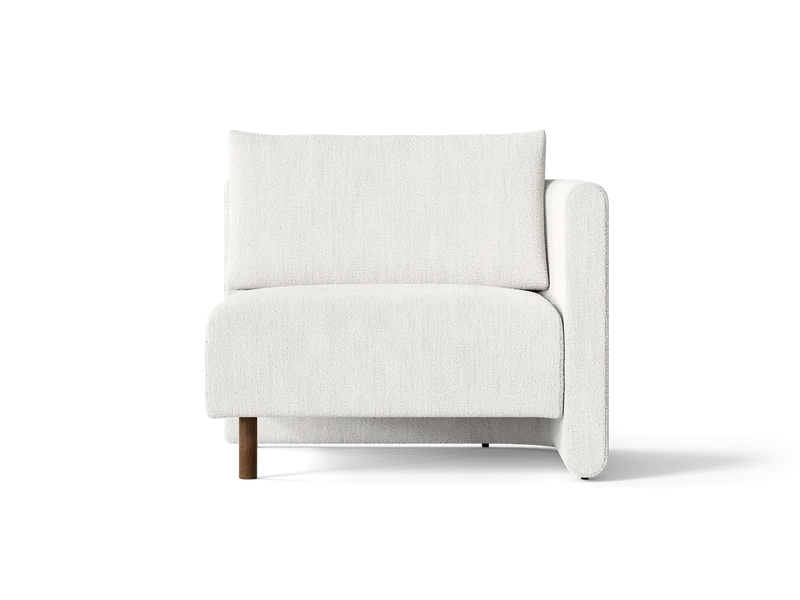 Dase Sofa Armrest Right - Bouclé - Off-white