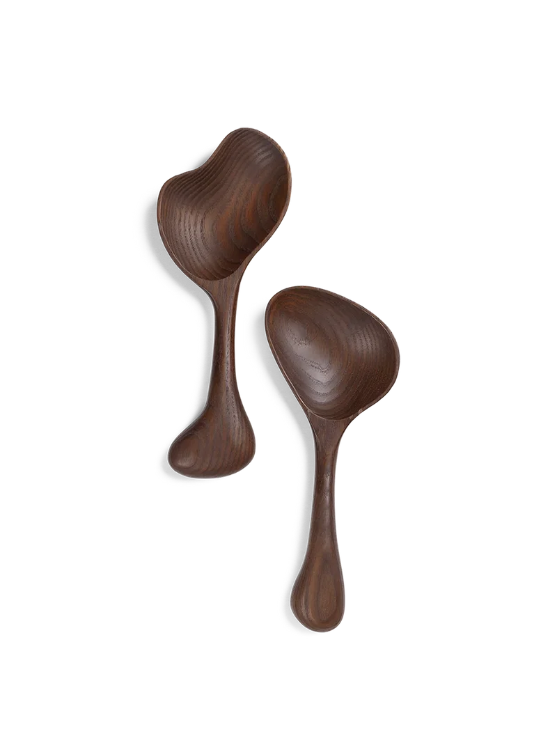 Os Salad Servers - Dark Brown