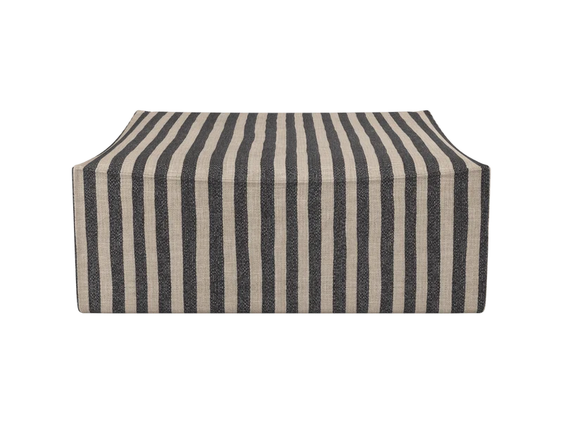 Catena Pouf Square L500 - Louisiana - Sand/Black