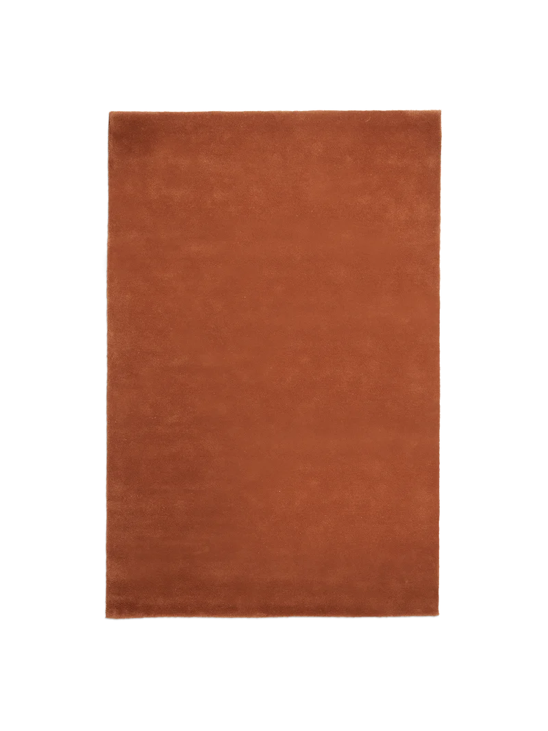 Stille Tufted Rug - Red Brown