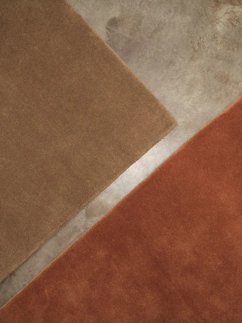 Stille Tufted Rug - Red Brown