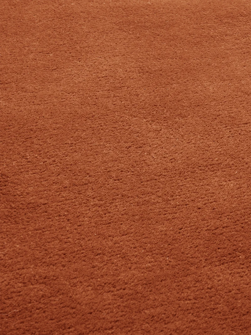 Stille Tufted Rug - Red Brown