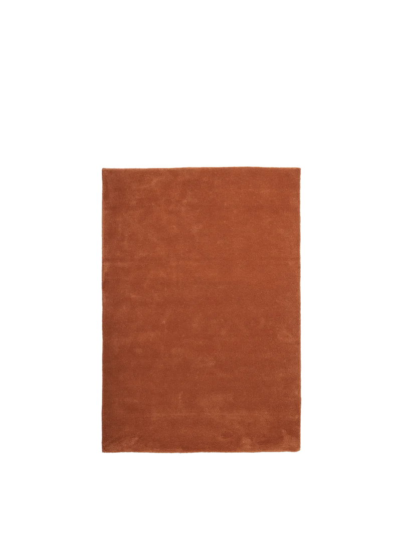 Stille Tufted Rug - Red Brown