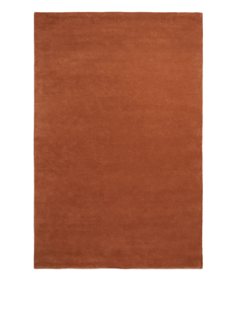 Stille Tufted Rug - Red Brown