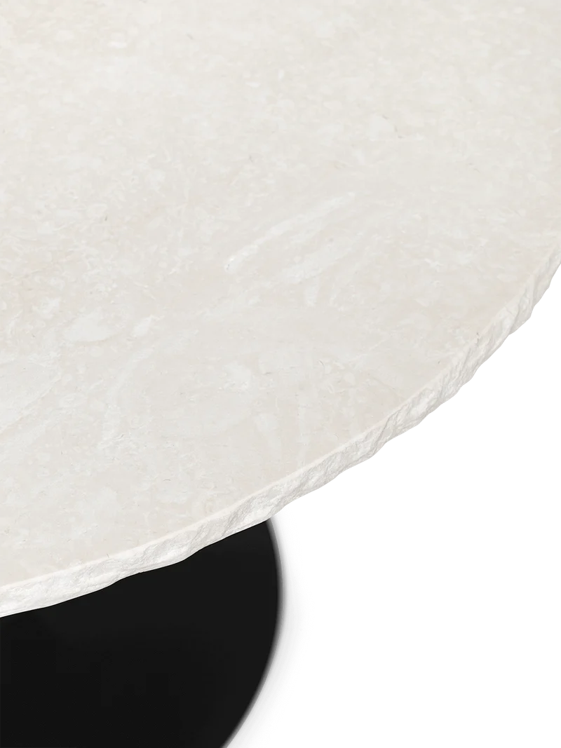 Mineral Dining Table - Bianco Curia - Black